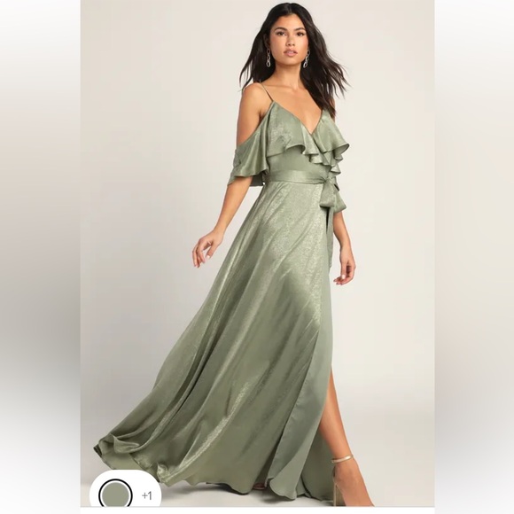 Lulus Dark green dress - Picture 8 of 12